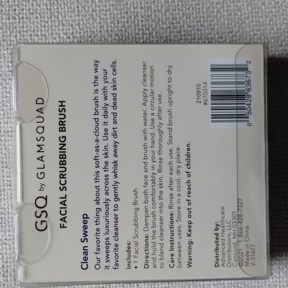 GSQ by Glamsquad Facial Scrubbing Brush New - Picture 5 of 5